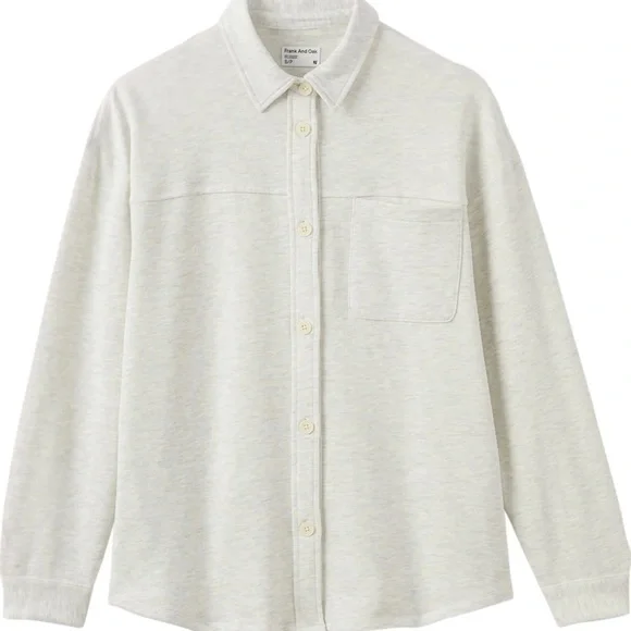 NWT Frank & Oak French Terry Overshirt women’s - Picture 2 of 6